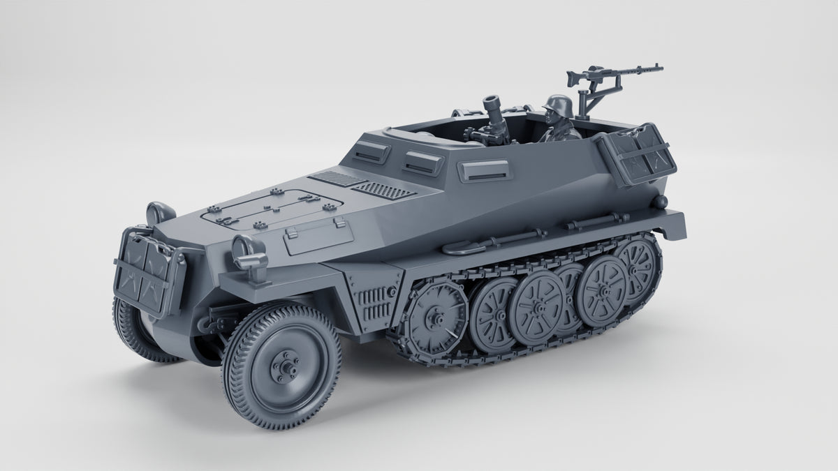 WG3D Halftrack Sd.Kfz.250/7 - 8cm Granatwerfer (mortar carrier) (Germany, WW2)