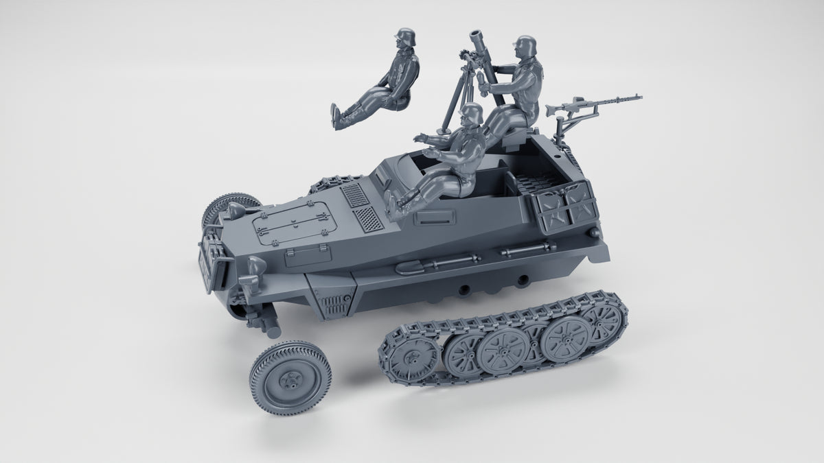 WG3D Halftrack Sd.Kfz.250/7 - 8cm Granatwerfer (mortar carrier) (Germany, WW2)
