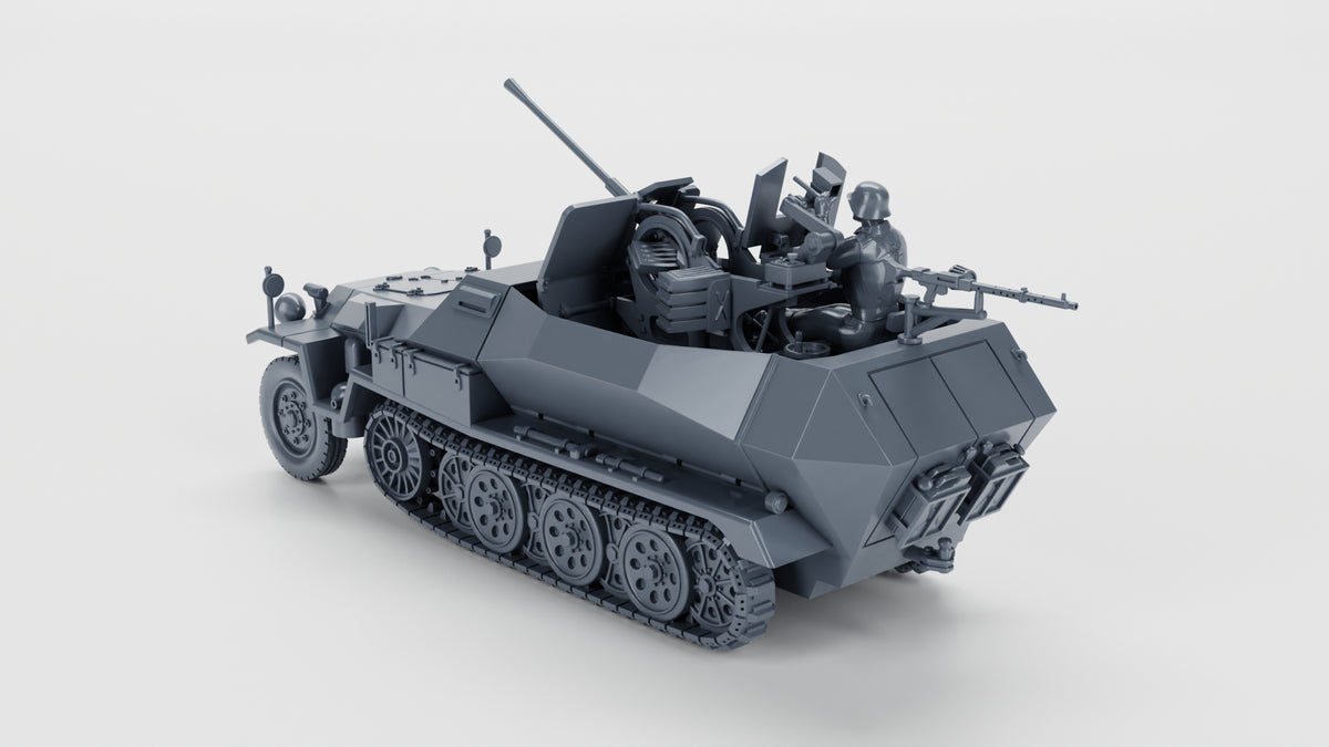 WG3D Halftrack Sd.Kfz.251/17 Ausf.C with 2cm Flak 38 (Germany, WW2)