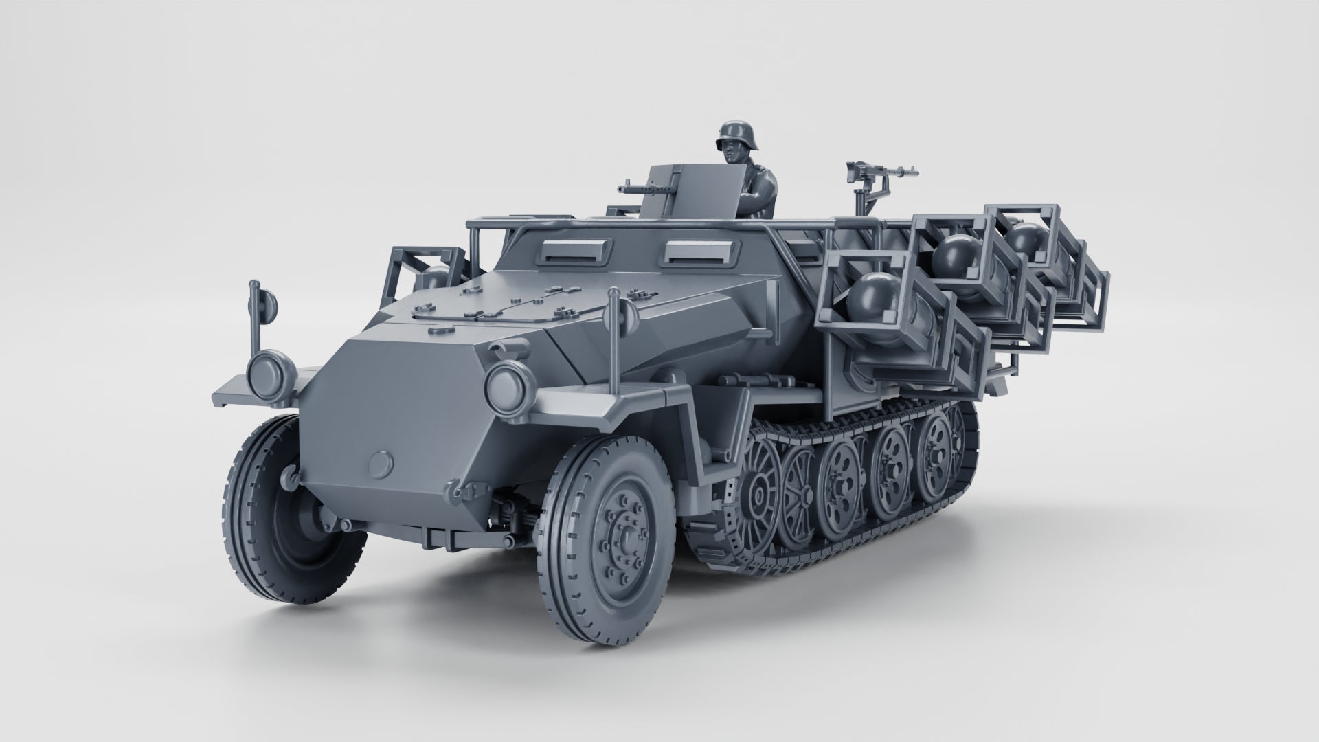 WG3D Halftrack Sd.Kfz.251/1 II Ausf.B - “Stuka zu Fuss” (Germany, WW2)