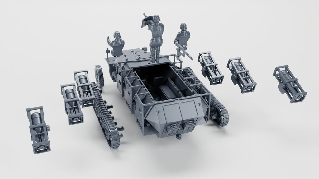 WG3D Halftrack Sd.Kfz.251/1 II Ausf.B - “Stuka zu Fuss” (Germany, WW2)