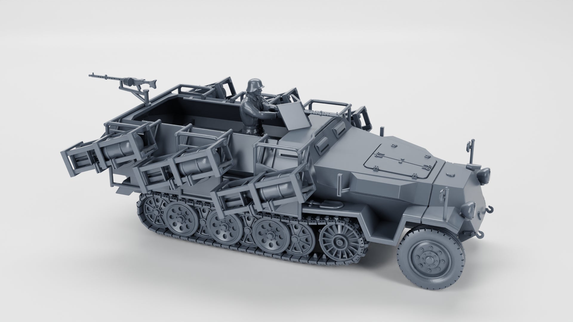 WG3D Halftrack Sd.Kfz.251/1 II Ausf.B - “Stuka zu Fuss” (Germany, WW2)