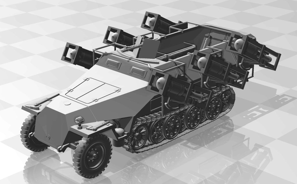 NSM Halftrack Sd.kfz 251/1 Stuka Zu Fuss (Germany, WW2)