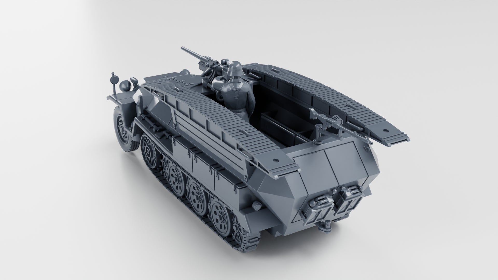 WG3D Halftrack Sd.Kfz.251/7 II Ausf.C Pionerpanzerwagen (Germany, WW2)