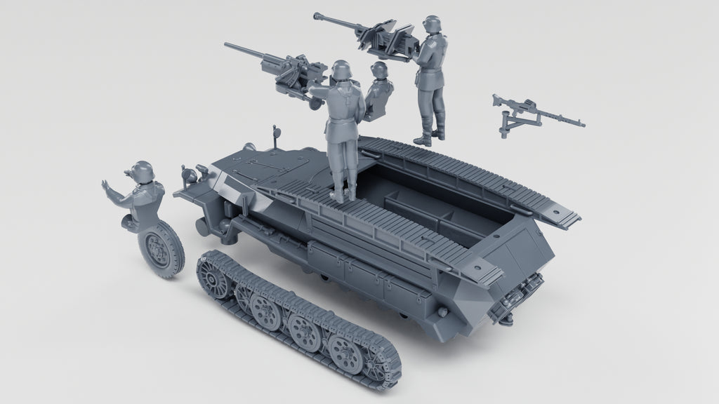 WG3D Halftrack Sd.Kfz.251/7 II Ausf.C Pionerpanzerwagen (Germany, WW2)