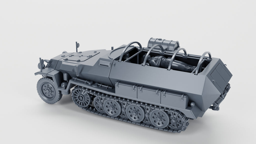 WG3D Halftrack Half-track Sd.Kfz.251/8 Krankenpanzerwagen (Ambulance) (Germany, WW2)