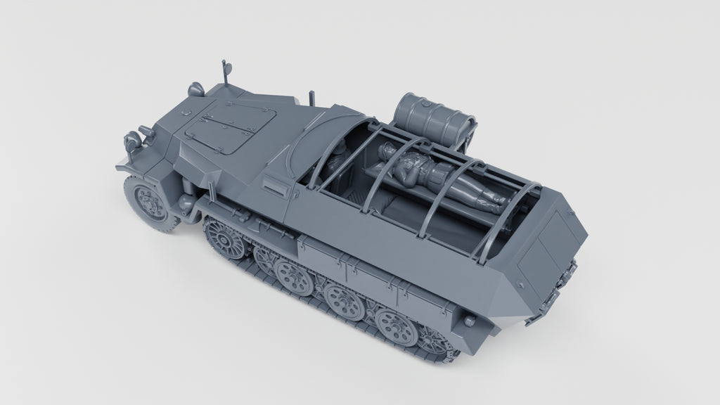 WG3D Halftrack Half-track Sd.Kfz.251/8 Krankenpanzerwagen (Ambulance) (Germany, WW2)