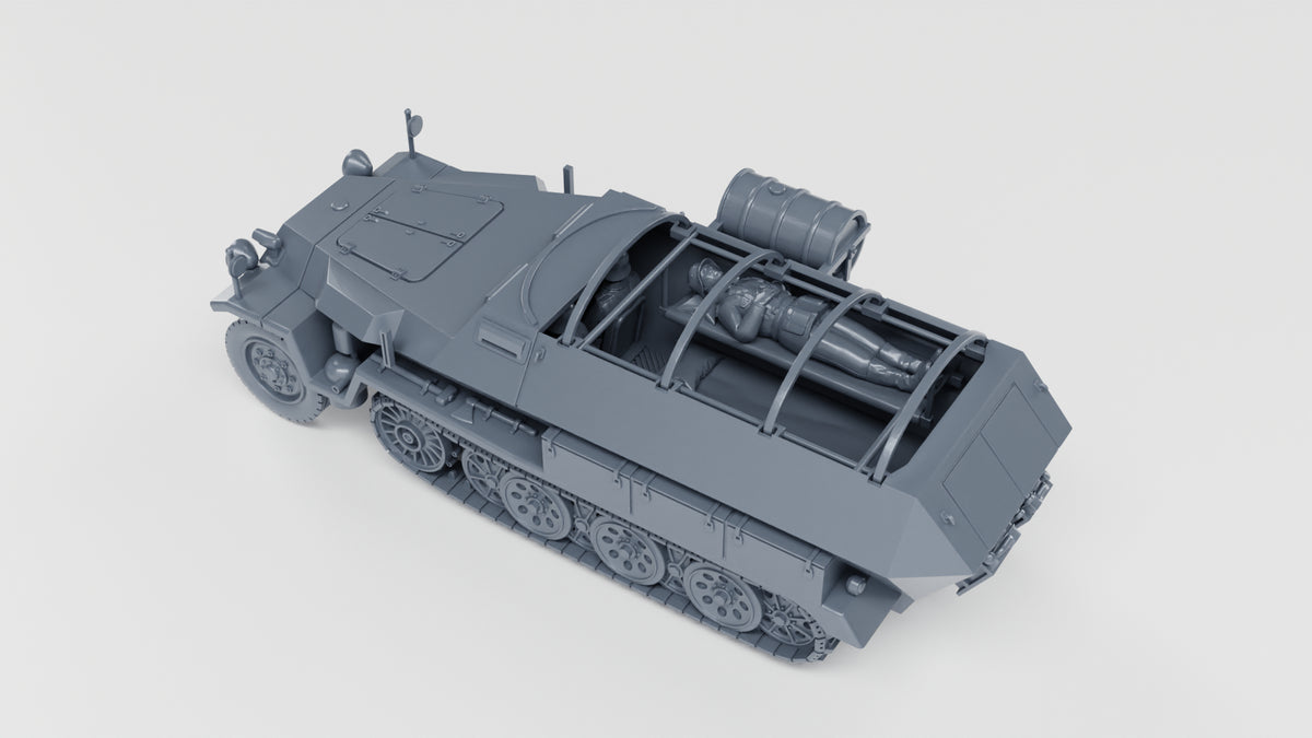 WG3D Halftrack Half-track Sd.Kfz.251/8 Krankenpanzerwagen (Ambulance) (Germany, WW2)