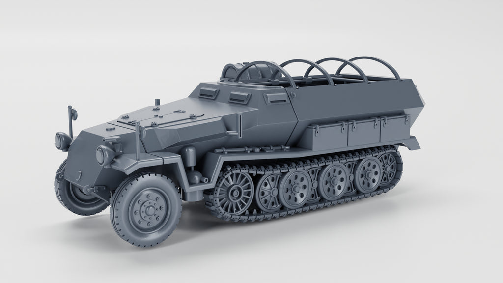 WG3D Halftrack Half-track Sd.Kfz.251/8 Krankenpanzerwagen (Ambulance) (Germany, WW2)