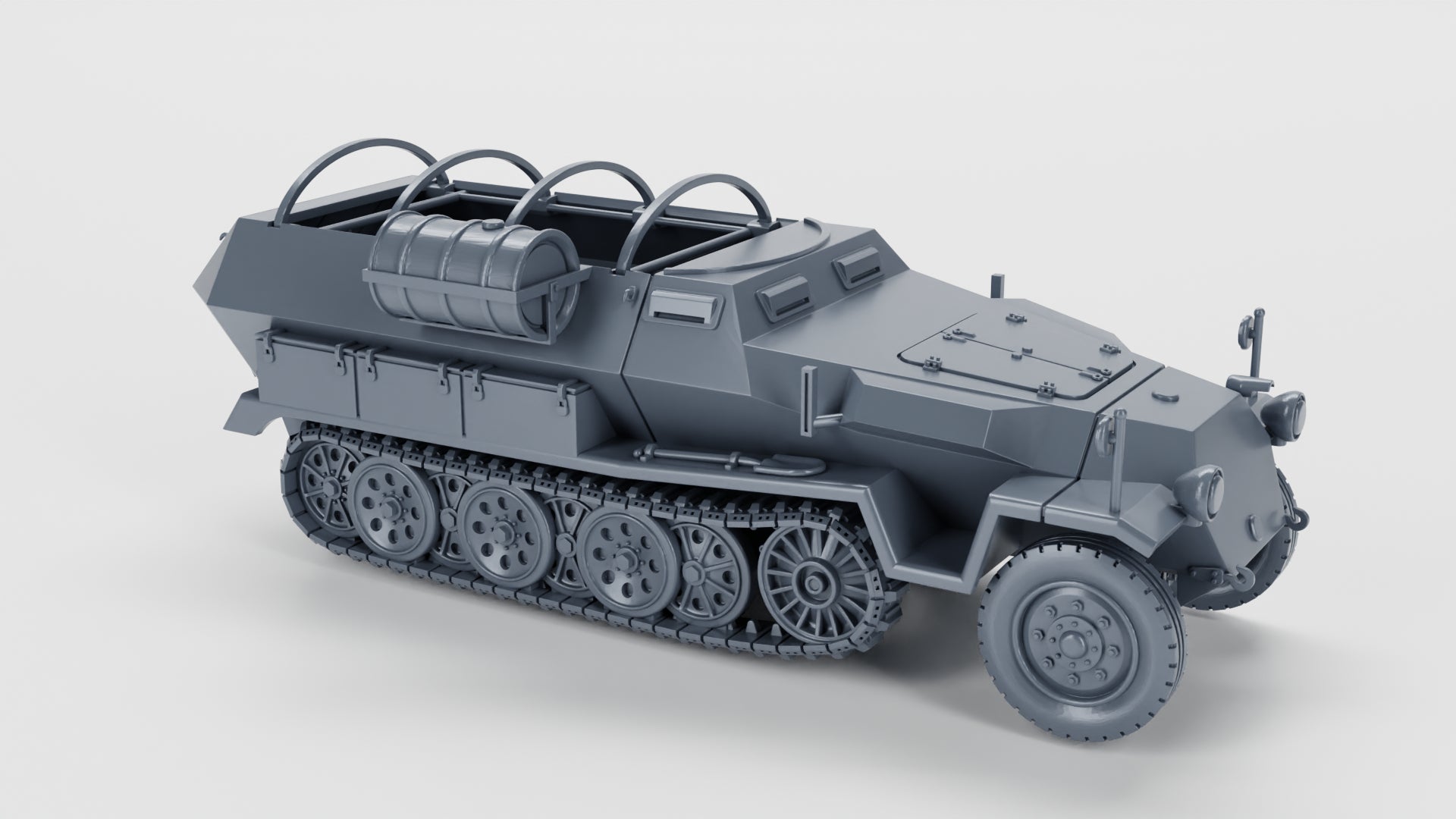 WG3D Halftrack Half-track Sd.Kfz.251/8 Krankenpanzerwagen (Ambulance) (Germany, WW2)