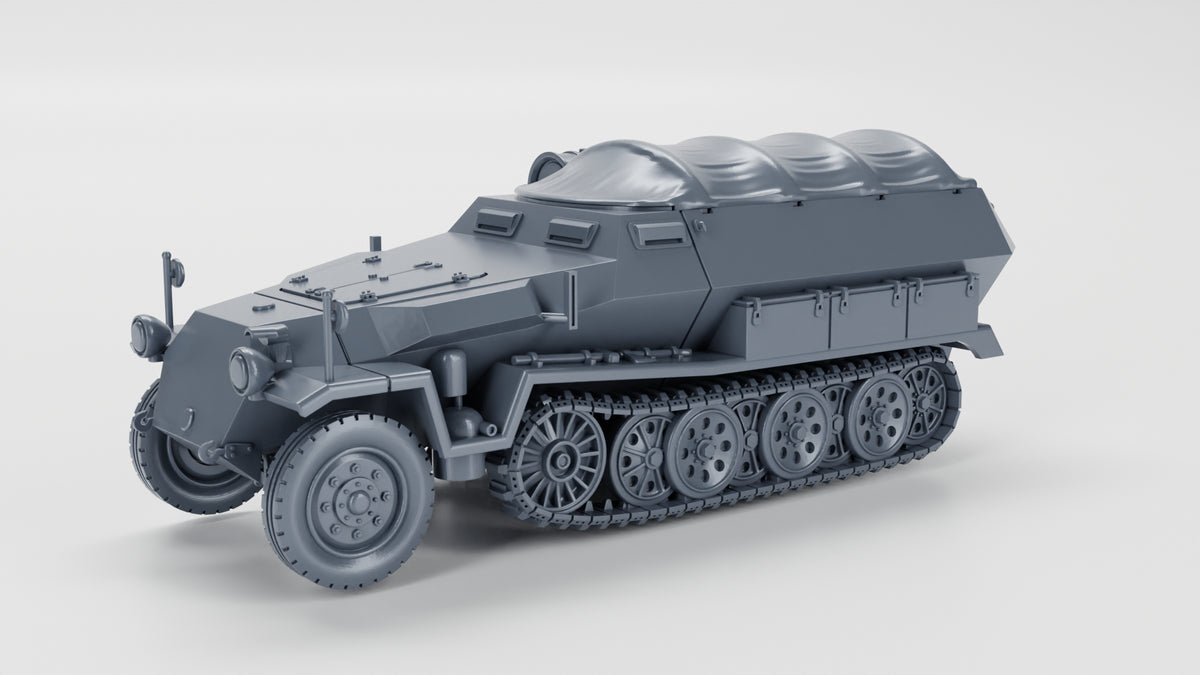 WG3D Halftrack Half-track Sd.Kfz.251/8 Krankenpanzerwagen (Ambulance) (Germany, WW2)