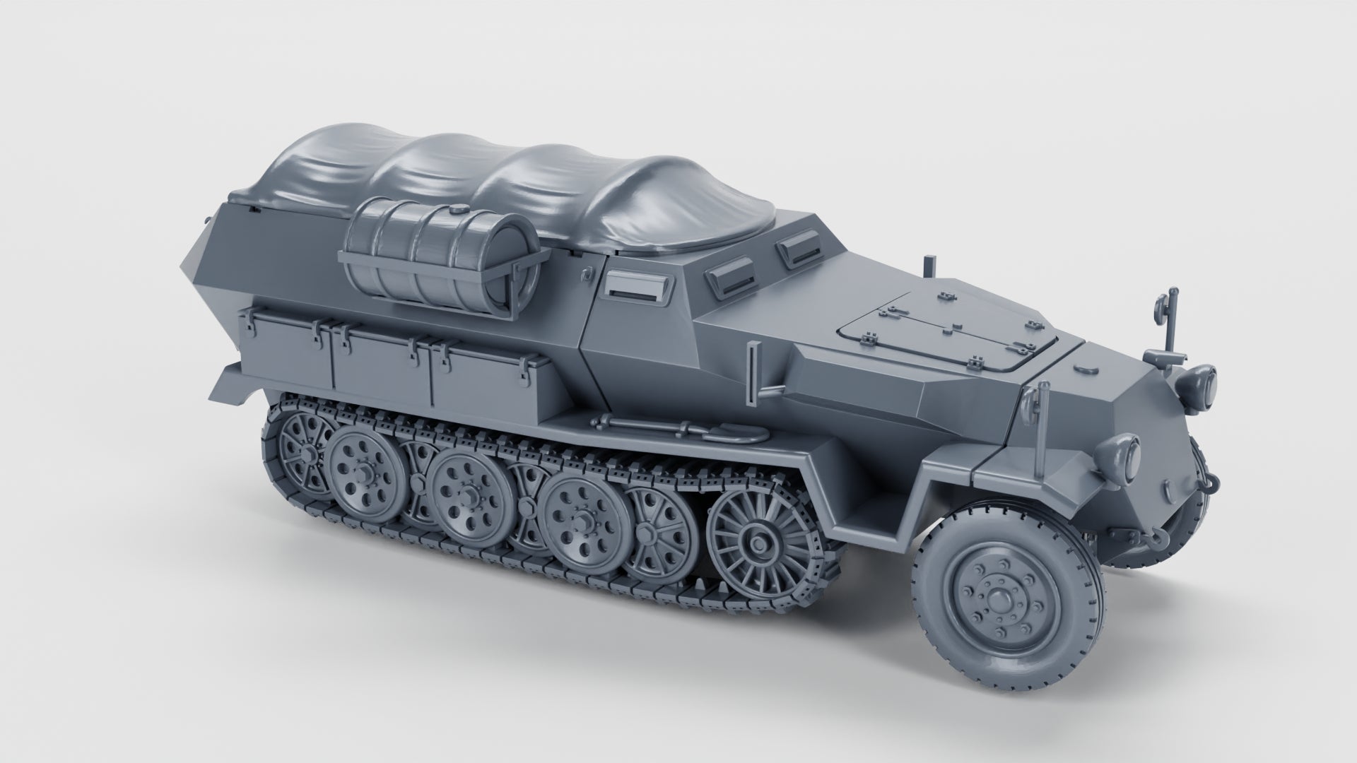 WG3D Halftrack Half-track Sd.Kfz.251/8 Krankenpanzerwagen (Ambulance) (Germany, WW2)