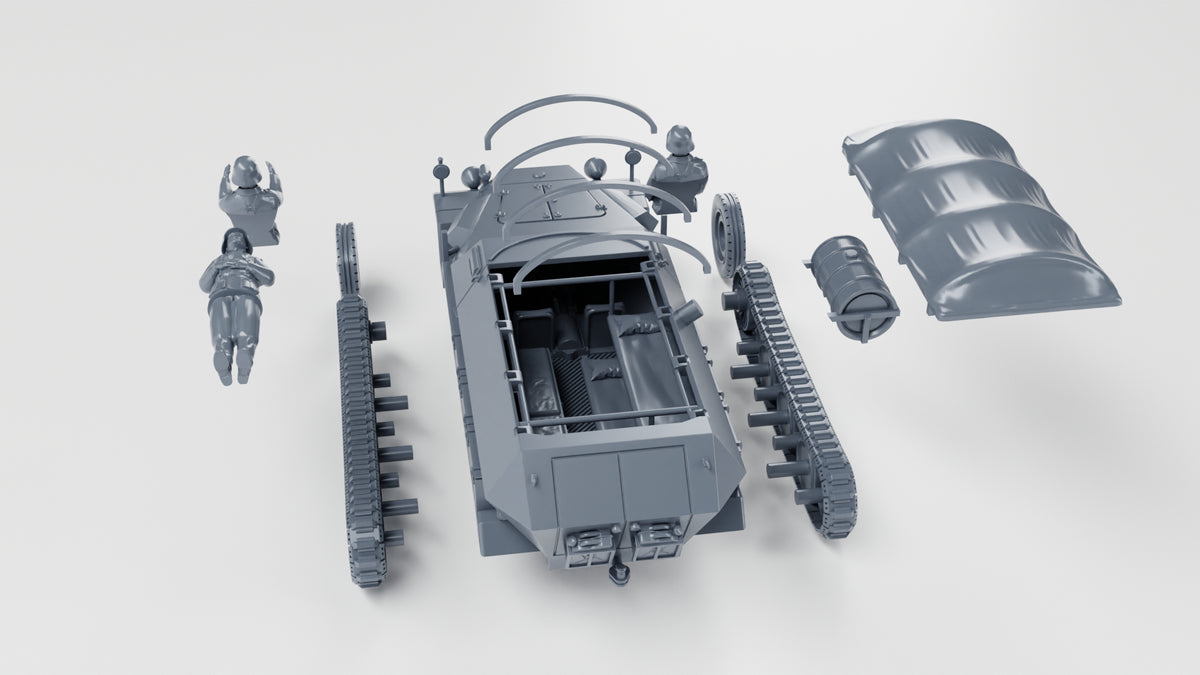 WG3D Halftrack Half-track Sd.Kfz.251/8 Krankenpanzerwagen (Ambulance) (Germany, WW2)