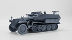 WG3D Halftrack Sd.Kfz.251/9 Ausf.C Stummel (Germany, WW2)