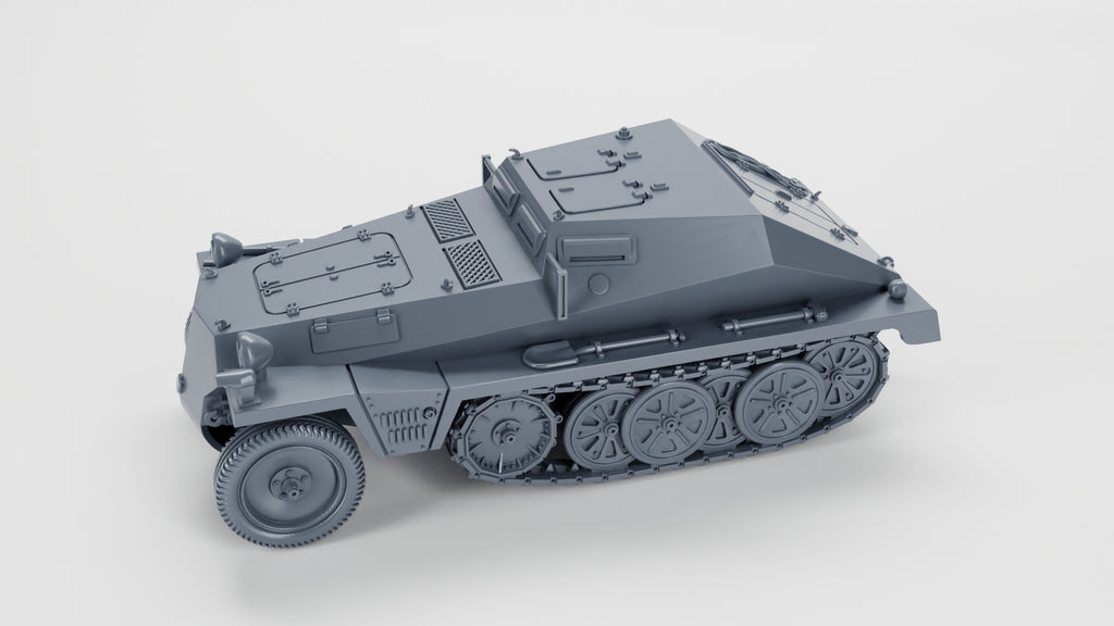 WG3D Halftrack Sd.Kfz.252 leichte Gepanzerte with trolley (Germany, WW2)