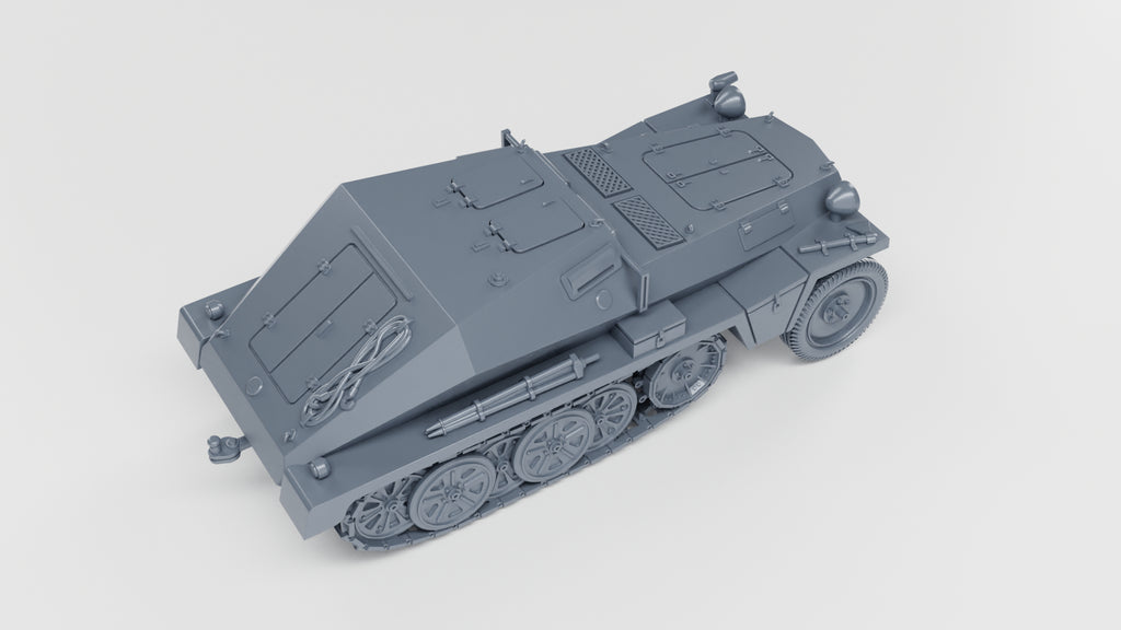 WG3D Halftrack Sd.Kfz.252 leichte Gepanzerte with trolley (Germany, WW2)