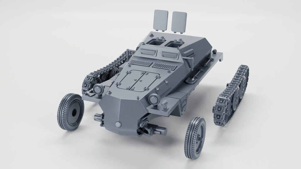 WG3D Halftrack Sd.Kfz.252 leichte Gepanzerte with trolley (Germany, WW2)