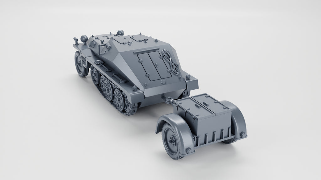 WG3D Halftrack Sd.Kfz.252 leichte Gepanzerte with trolley (Germany, WW2)