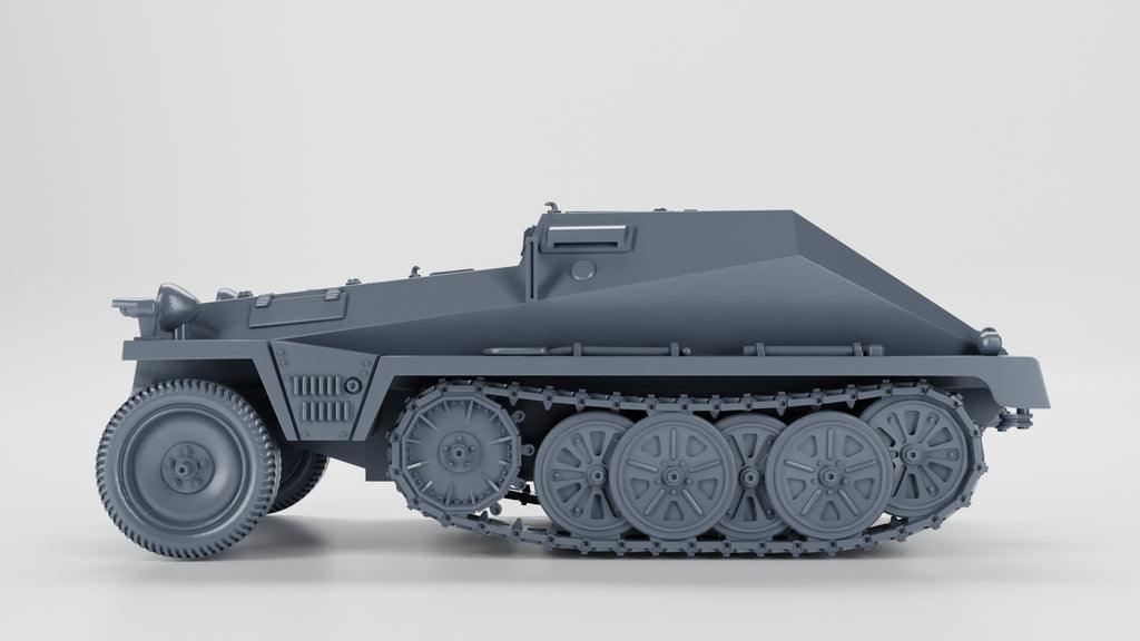WG3D Halftrack Sd.Kfz.252 leichte Gepanzerte with trolley (Germany, WW2)