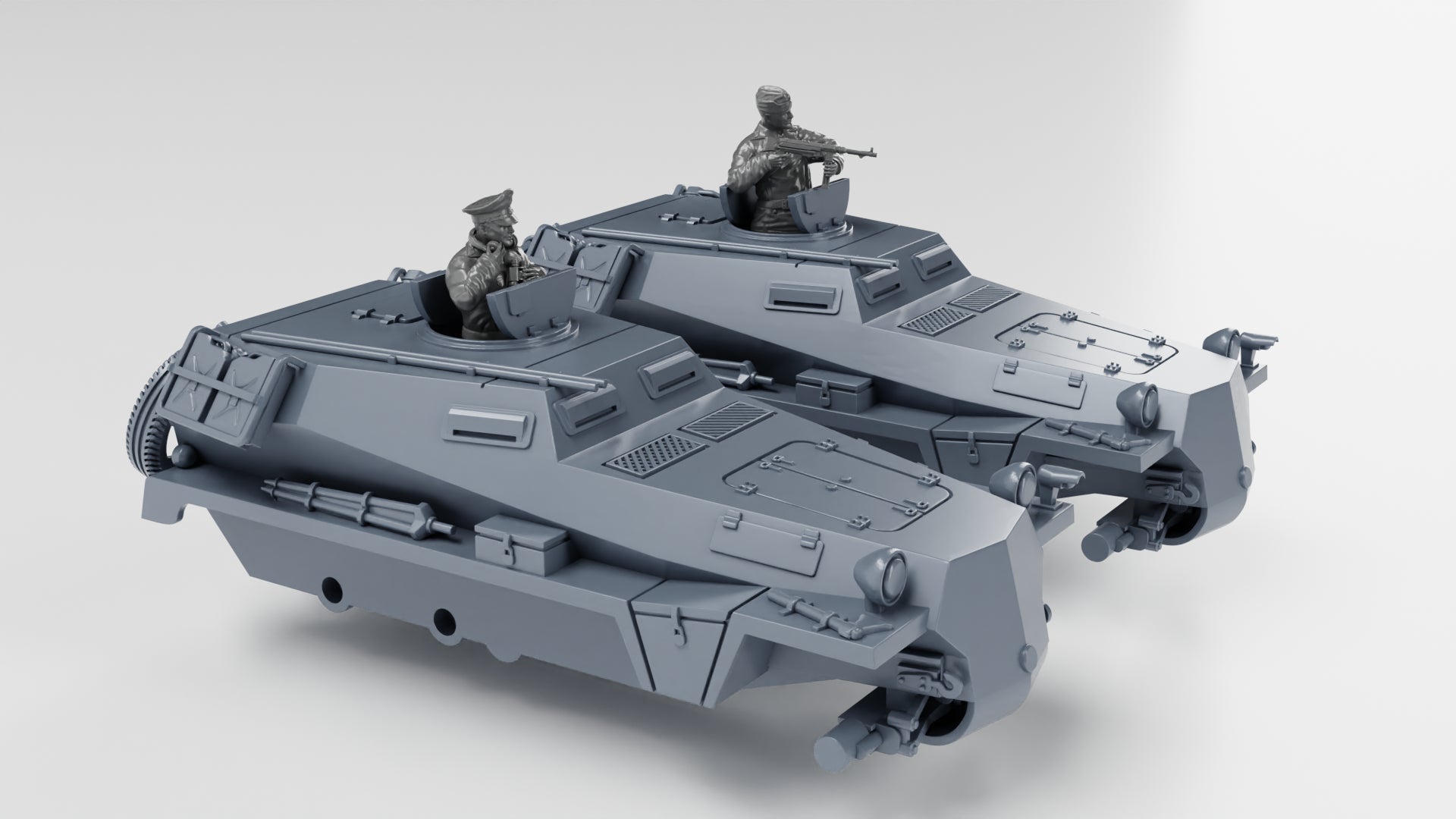 WG3D Halftrack Sd.Kfz.253 Observation vehicle (Germany, WW2)