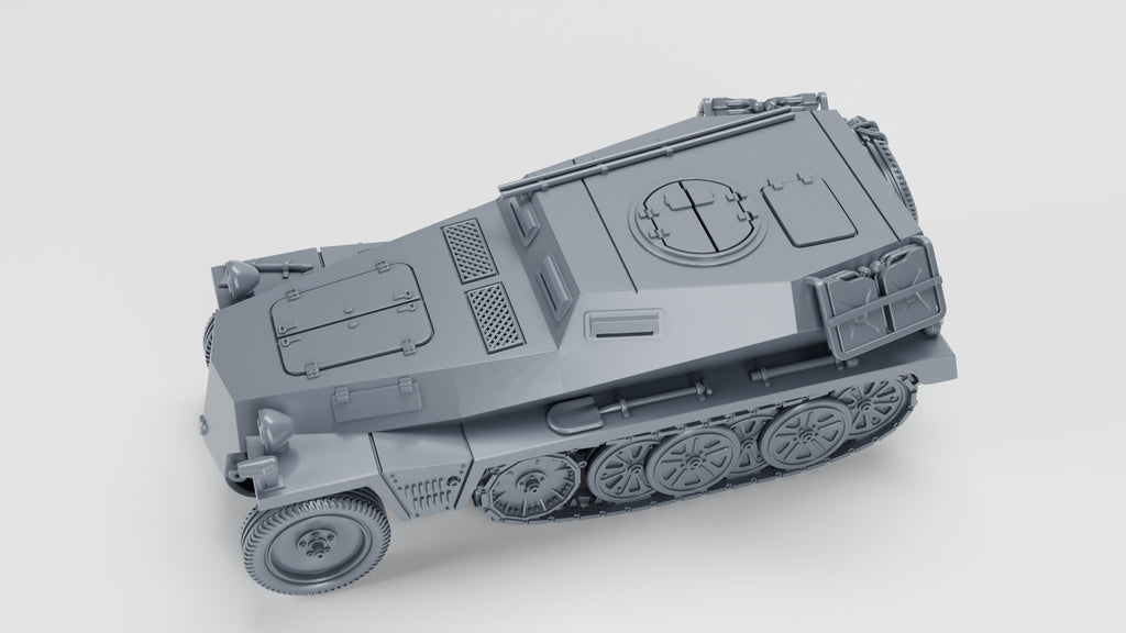 WG3D Halftrack Sd.Kfz.253 Observation vehicle (Germany, WW2)