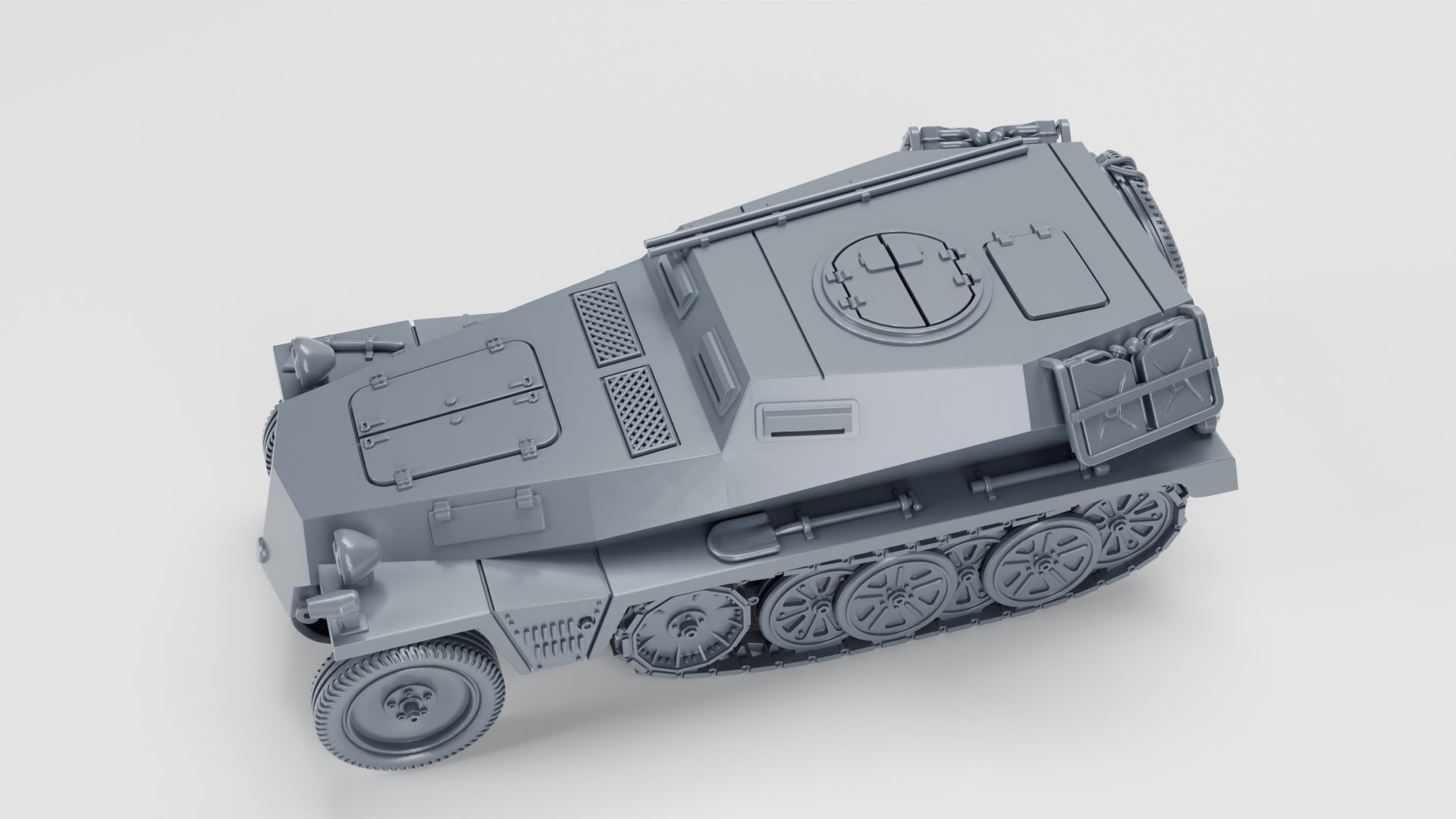 WG3D Halftrack Sd.Kfz.253 Observation vehicle (Germany, WW2)