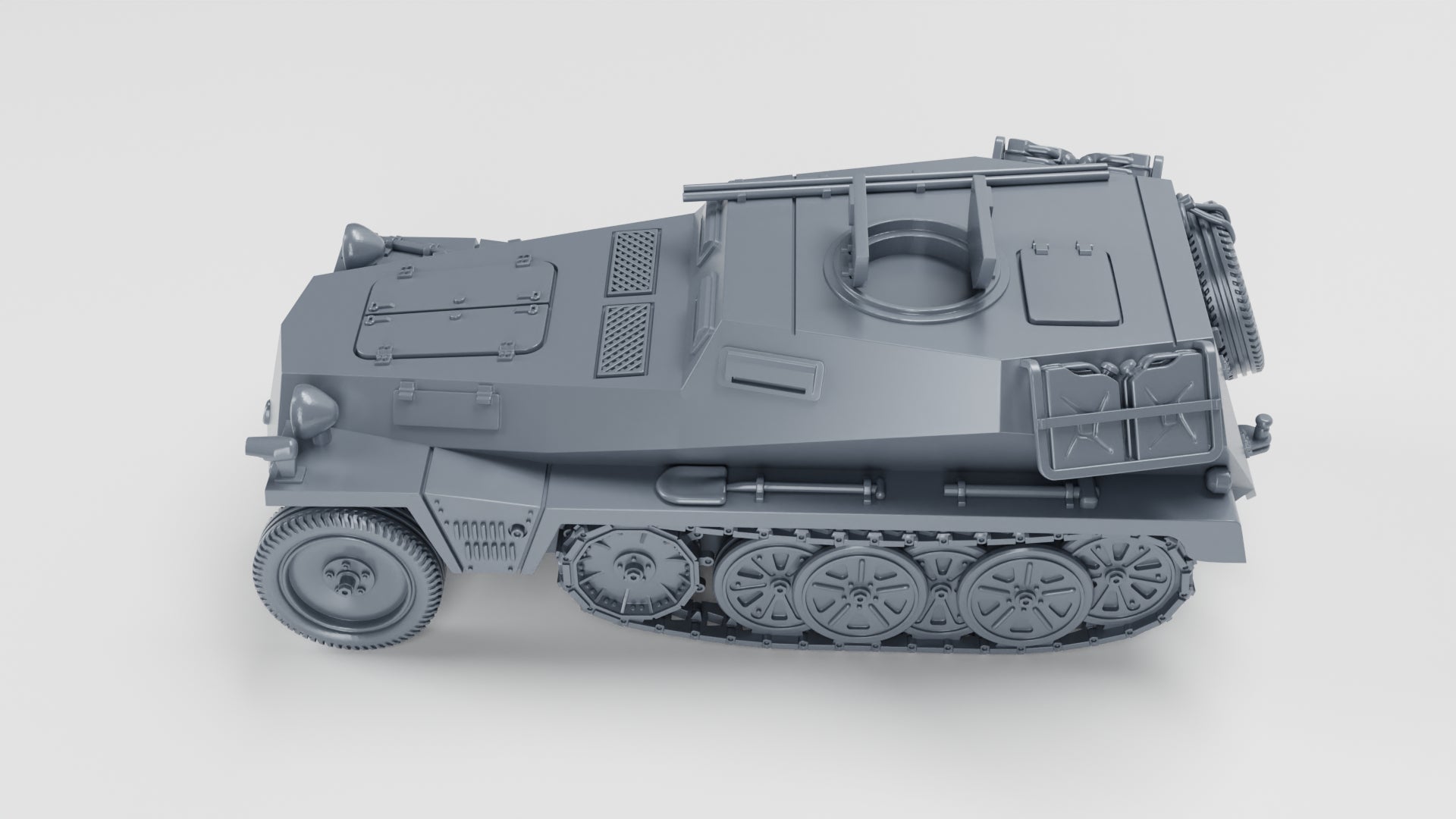 WG3D Halftrack Sd.Kfz.253 Observation vehicle (Germany, WW2)