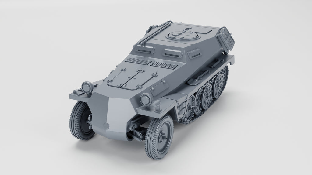 WG3D Halftrack Sd.Kfz.253 Observation vehicle (Germany, WW2)