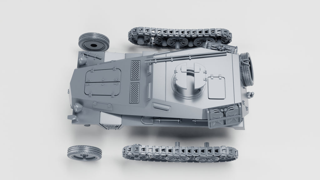 WG3D Halftrack Sd.Kfz.253 Observation vehicle (Germany, WW2)