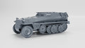 WG3D Halftrack Sd.Kfz.253 Observation vehicle (Germany, WW2)