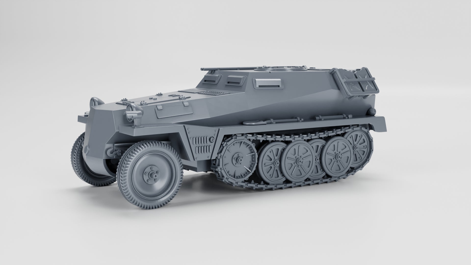 WG3D Halftrack Sd.Kfz.253 Observation vehicle (Germany, WW2)