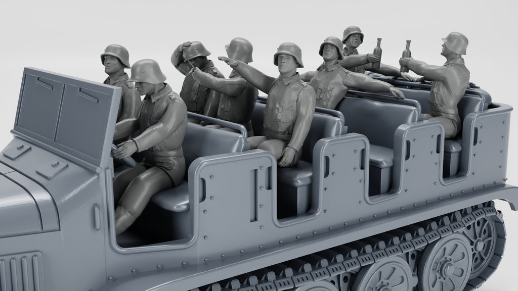 WG3D Halftrack Sd.Kfz.6 Zugkraftwagen 5t (Germany, WW2)