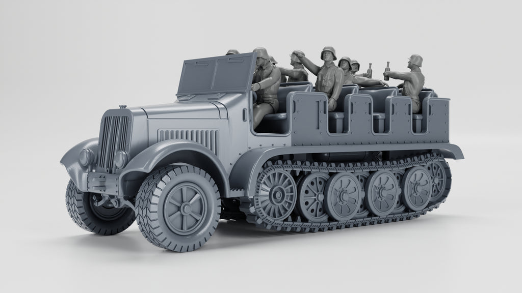 WG3D Halftrack Sd.Kfz.6 Zugkraftwagen 5t (Germany, WW2)