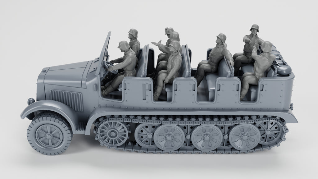 WG3D Halftrack Sd.Kfz.6 Zugkraftwagen 5t (Germany, WW2)