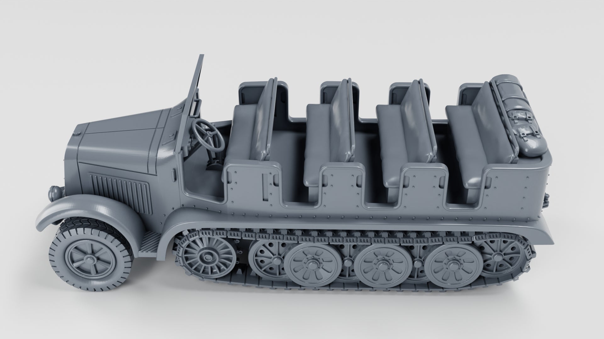 WG3D Halftrack Sd.Kfz.6 Zugkraftwagen 5t (Germany, WW2)