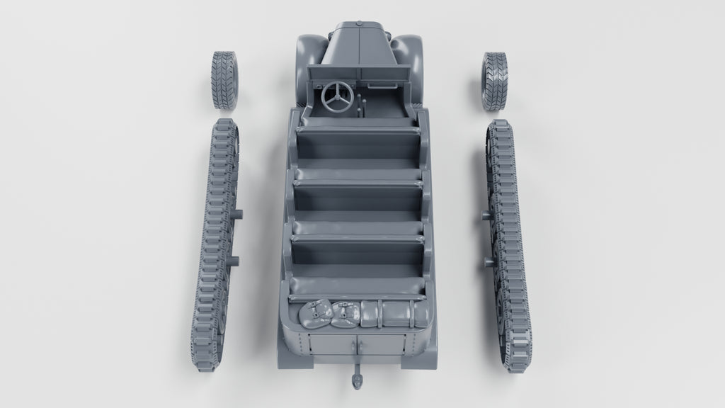 WG3D Halftrack Sd.Kfz.6 Zugkraftwagen 5t (Germany, WW2)