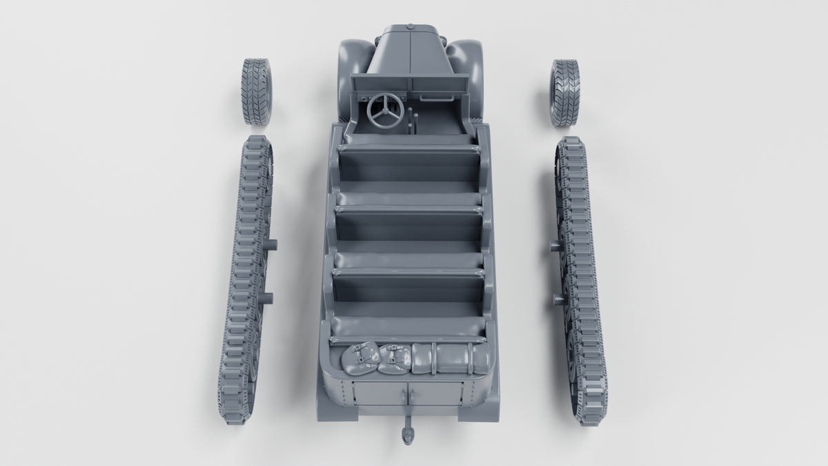 WG3D Halftrack Sd.Kfz.6 Zugkraftwagen 5t (Germany, WW2)