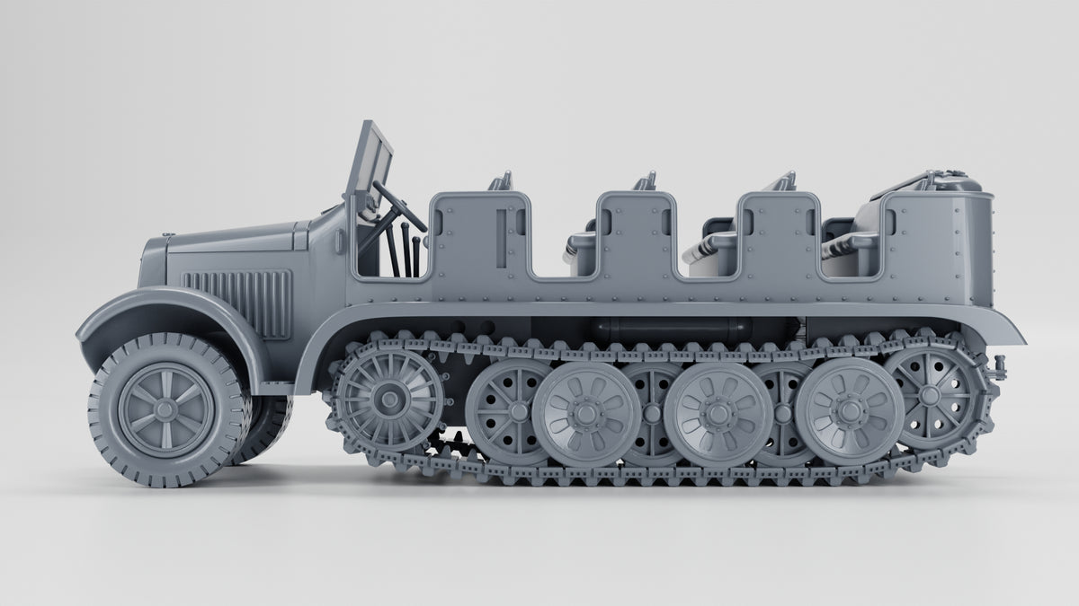 WG3D Halftrack Sd.Kfz.6 Zugkraftwagen 5t (Germany, WW2)