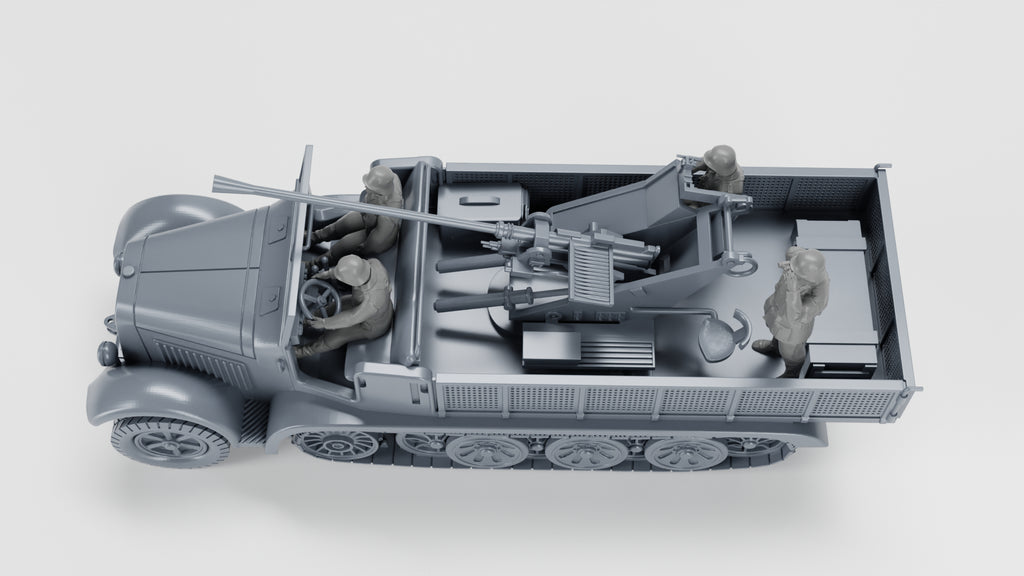 WG3D Halftrack Sd.Kfz.6/2 - 3.7cm Flak 36 (Germany, WW2)