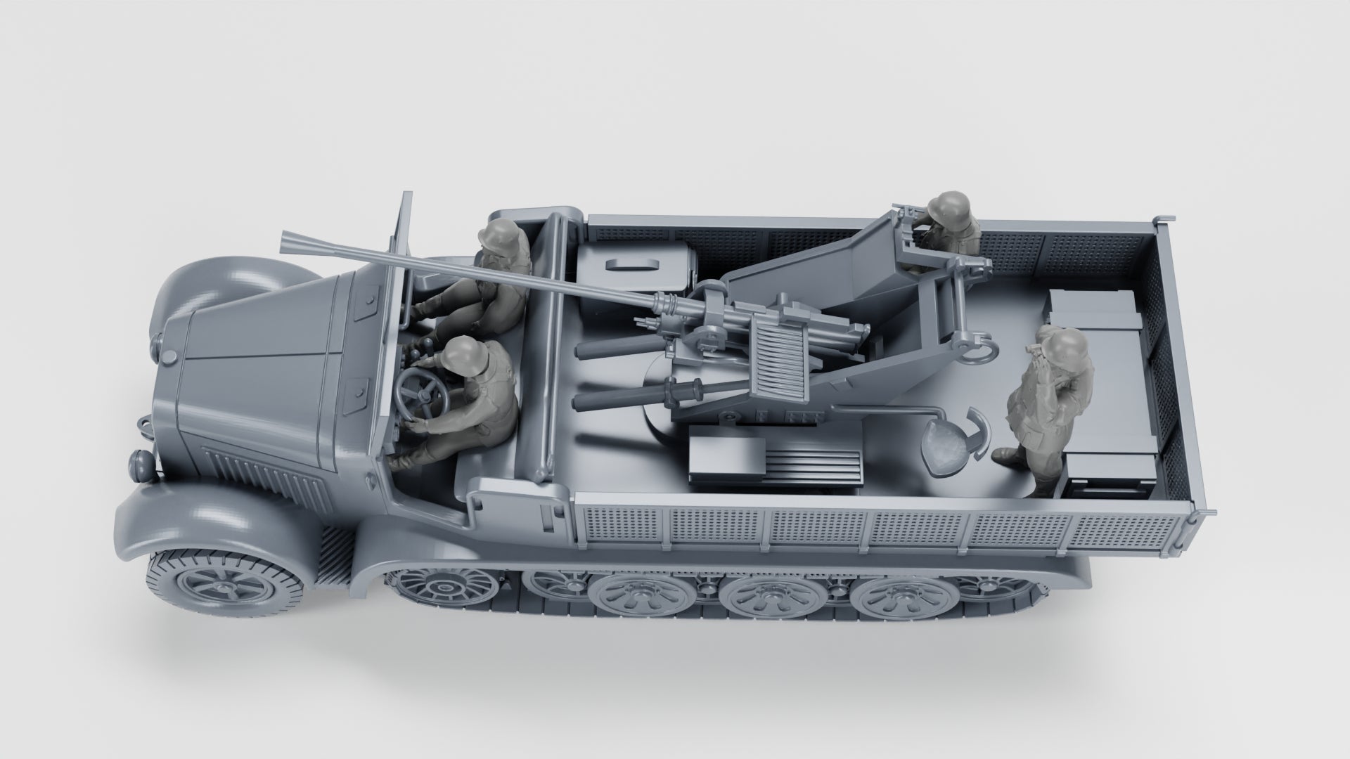 WG3D Halftrack Sd.Kfz.6/2 - 3.7cm Flak 36 (Germany, WW2)