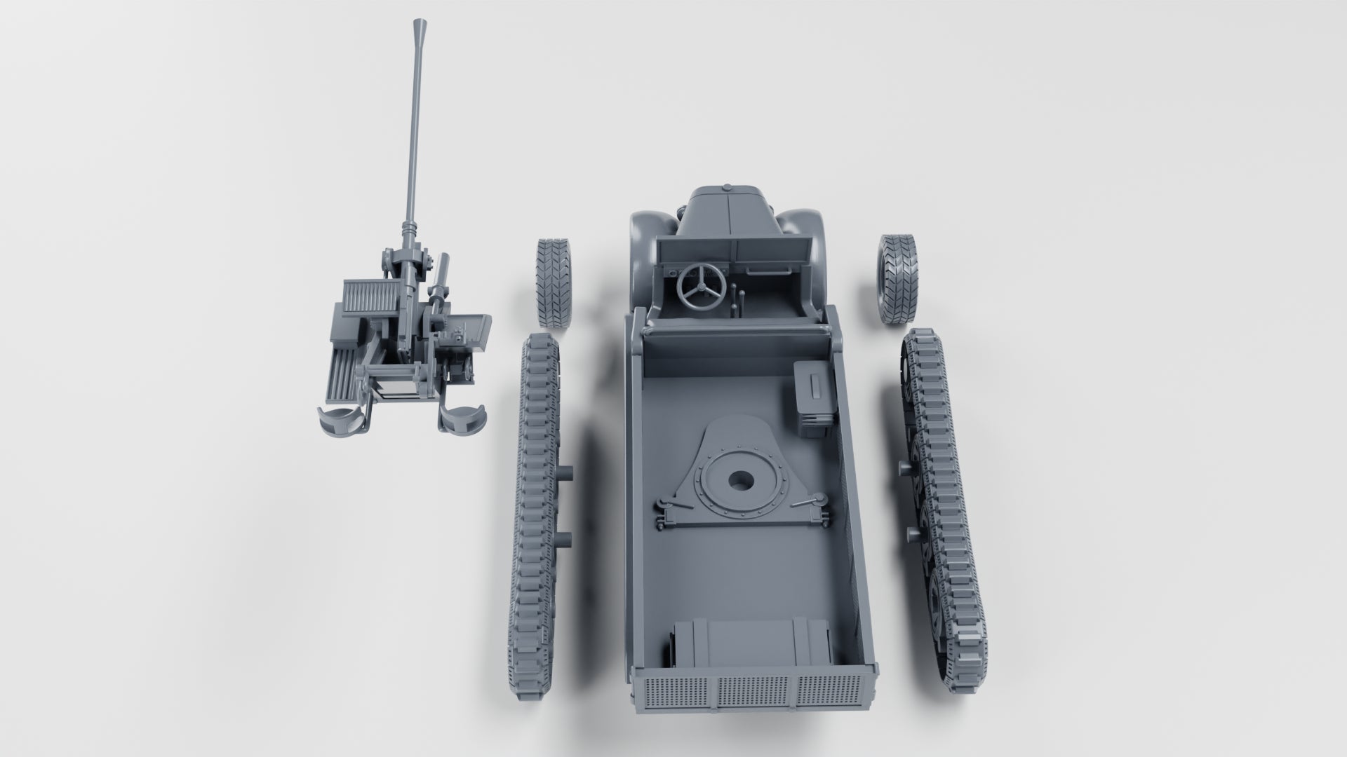 WG3D Halftrack Sd.Kfz.6/2 - 3.7cm Flak 36 (Germany, WW2)