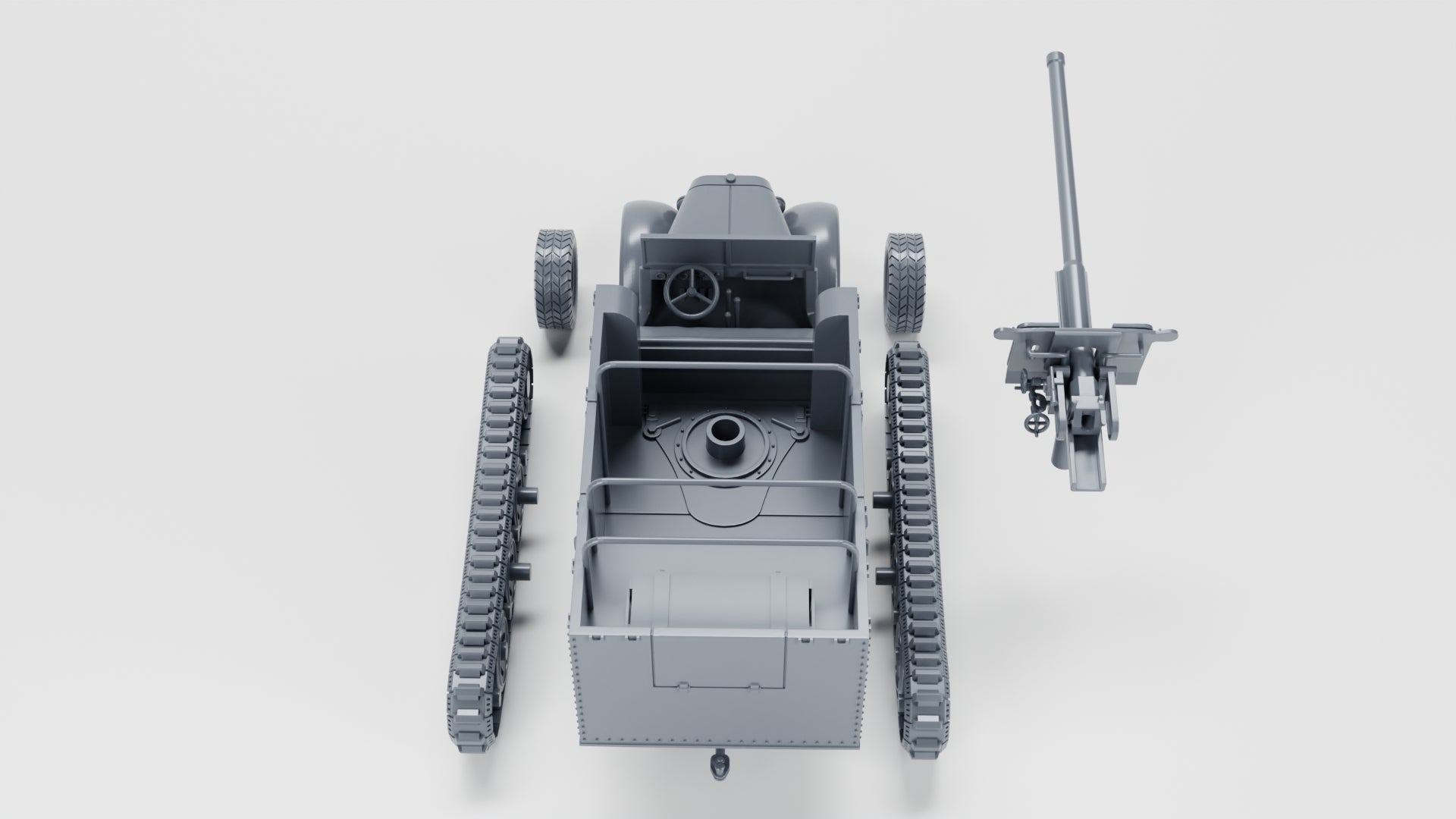 WG3D Halftrack Sd.Kfz.6/3 - 7.62cm Pak 36 (Diana) (Germany, WW2)