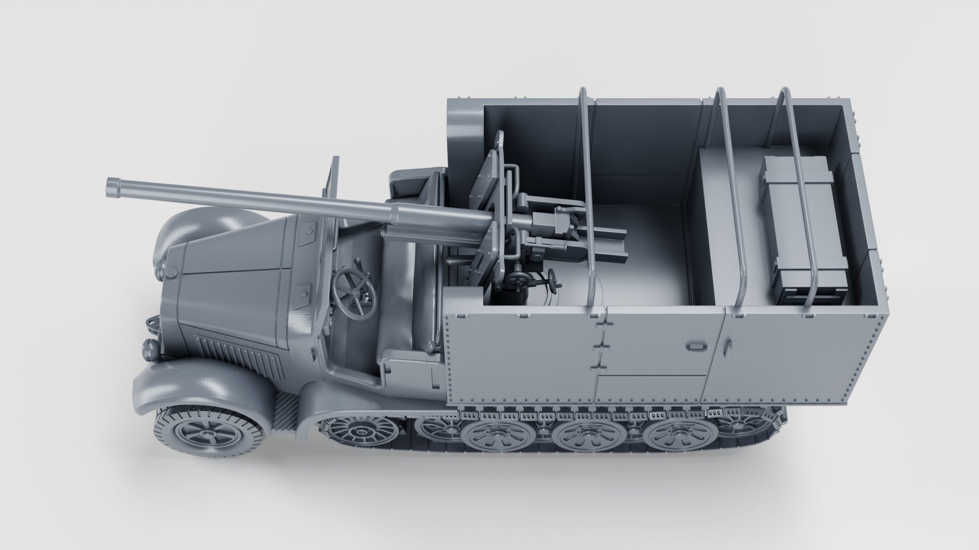 WG3D Halftrack Sd.Kfz.6/3 - 7.62cm Pak 36 (Diana) (Germany, WW2)