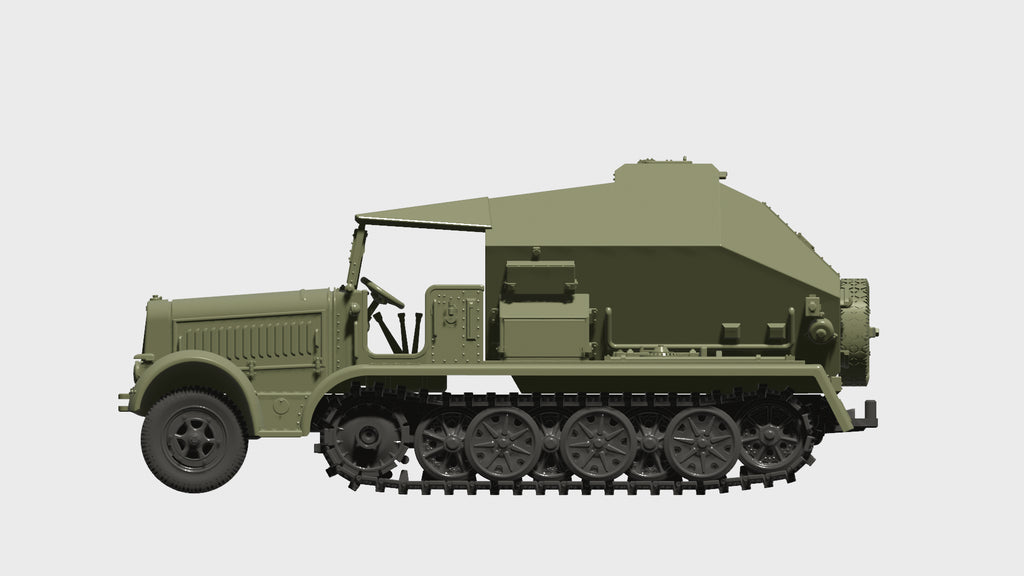 WG3D Halftrack Sd.kfz 7/3 - The Feuerleitpanzerfahrzeug für V-2 Raketen (Germany, WW2)