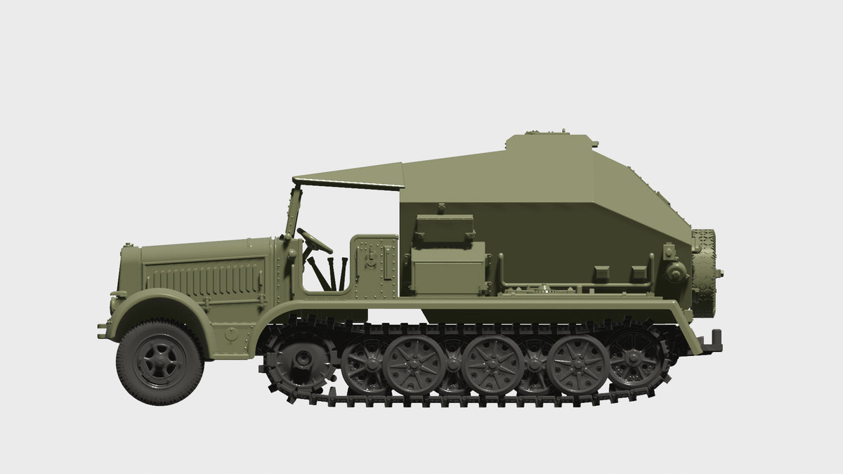 WG3D Halftrack Sd.kfz 7/3 - The Feuerleitpanzerfahrzeug für V-2 Raketen (Germany, WW2)