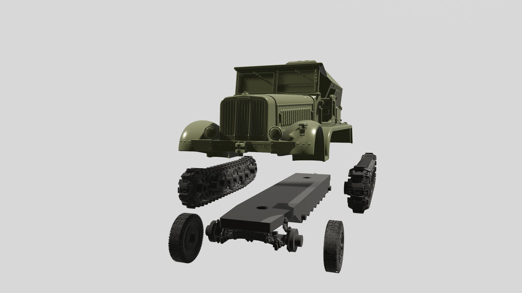 WG3D Halftrack Sd.kfz 7/3 - The Feuerleitpanzerfahrzeug für V-2 Raketen (Germany, WW2)