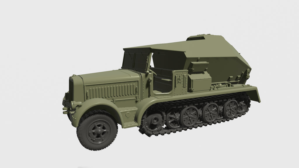 WG3D Halftrack Sd.kfz 7/3 - The Feuerleitpanzerfahrzeug für V-2 Raketen (Germany, WW2)