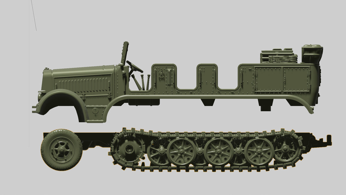 WG3D Halftrack Sd.Kfz.7 Mittlerer Zugkraftwagen 8t (Germany, WW2)