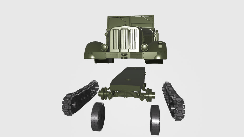 WG3D Halftrack Sd.Kfz.7 Mittlerer Zugkraftwagen 8t (Germany, WW2)