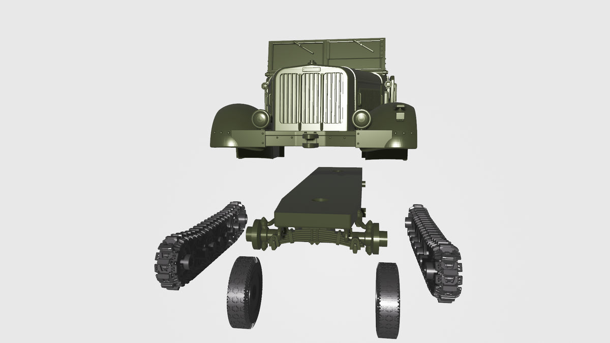 WG3D Halftrack Sd.Kfz.7 Mittlerer Zugkraftwagen 8t (Germany, WW2)